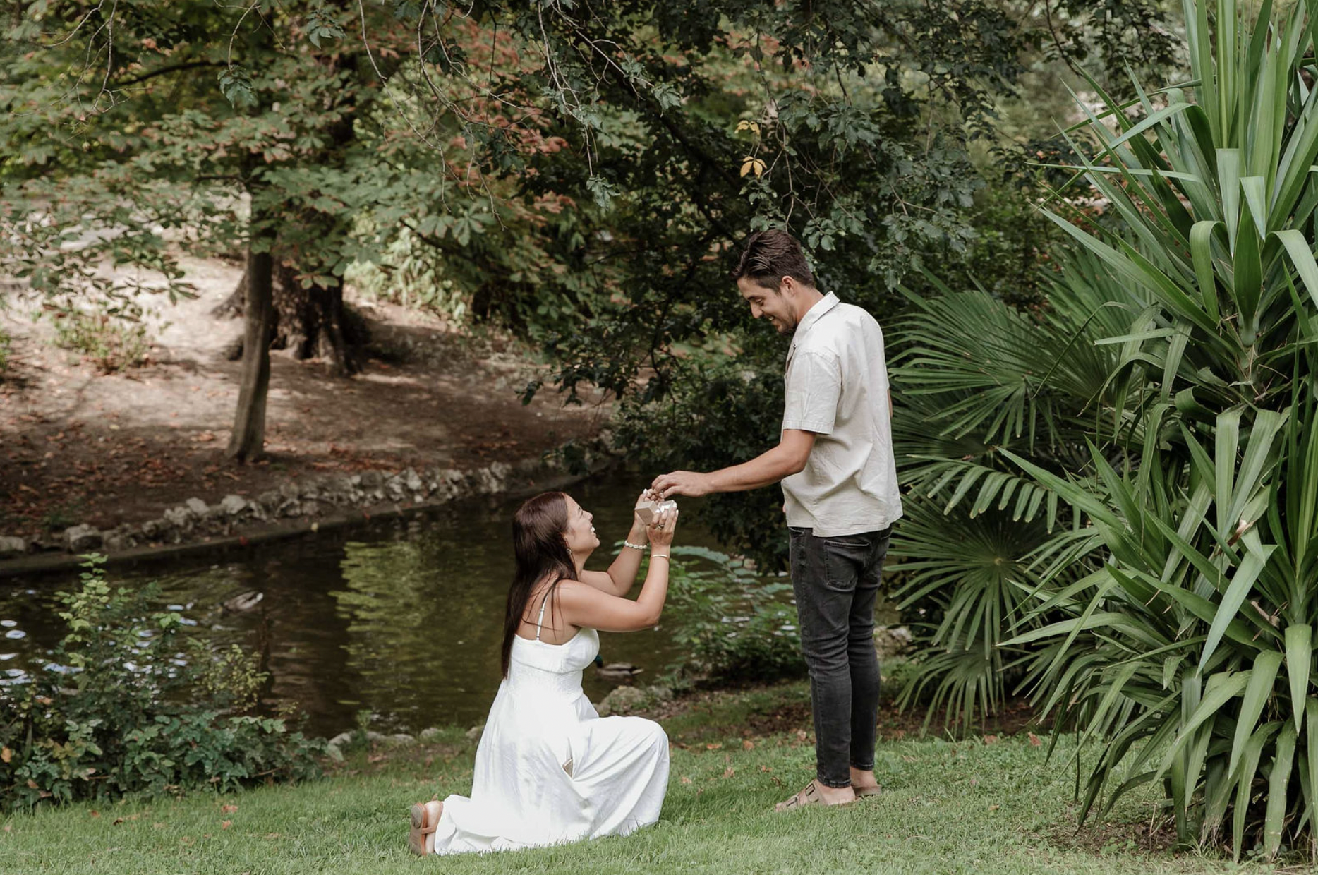 pedida de matrimonio en el retiro de madrid